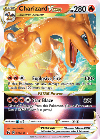 Charizard VSTAR Crown Zenith Pokemon Card