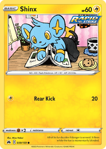 Shinx Crown Zenith Pokemon Card