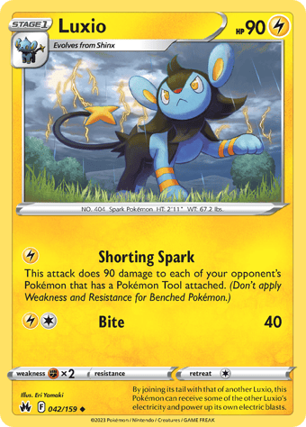 Luxio Crown Zenith Pokemon Card