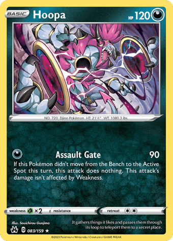 Hoopa Crown Zenith Pokemon Card