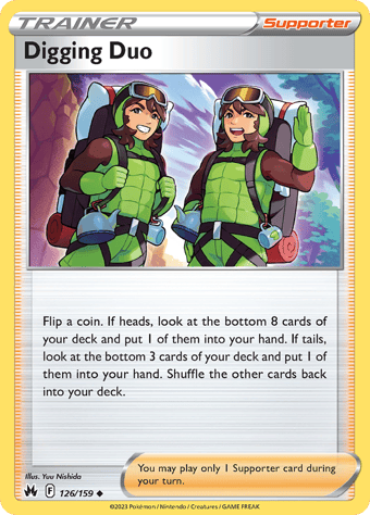 Digging Duo Crown Zenith Pokemon Card
