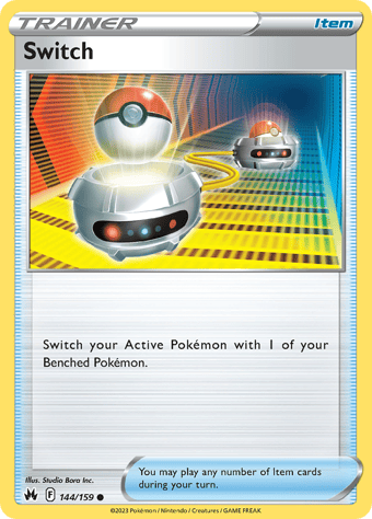 Switch Crown Zenith Pokemon Card