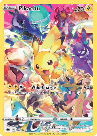 Pikachu Crown Zenith Pokemon Card