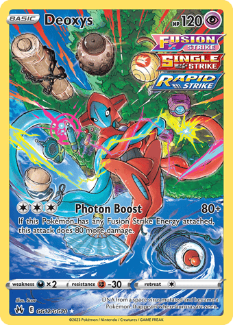 Deoxys Crown Zenith Pokemon Card