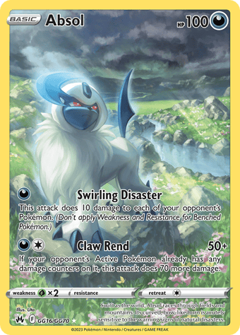 Absol Crown Zenith Pokemon Card