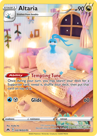 Altaria Crown Zenith Pokemon Card