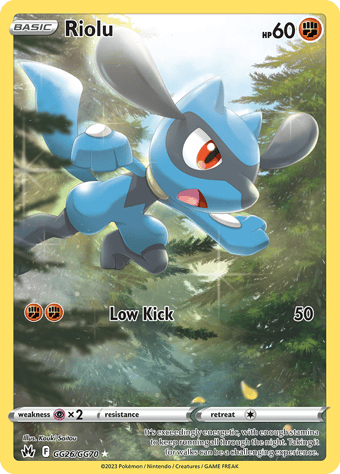 Riolu Crown Zenith Pokemon Card