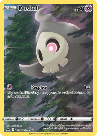 Duskull Crown Zenith Pokemon Card