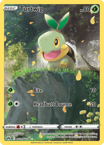 Turtwig Crown Zenith Pokemon Card
