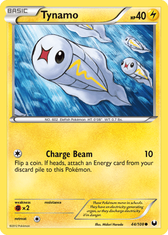 Tynamo Dark Explorers Pokemon Card