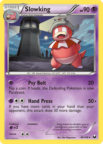 Slowking Dark Explorers Pokemon Card