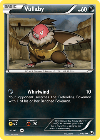 Vullaby Dark Explorers Pokemon Card