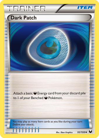 Dark Patch Dark Explorers Pokemon Card