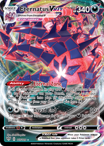 Eternatus VMAX Darkness Ablaze Pokemon Card