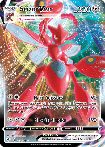 Scizor VMAX Darkness Ablaze Pokemon Card