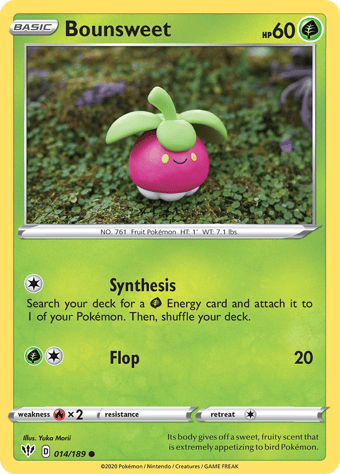 Bounsweet Darkness Ablaze Pokemon Card