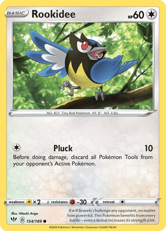Rookidee Darkness Ablaze Pokemon Card