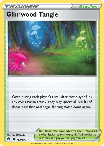 Glimwood Tangle Darkness Ablaze Pokemon Card