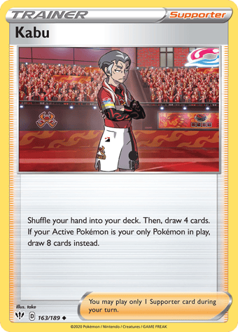 Kabu Darkness Ablaze Pokemon Card