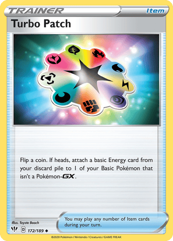 Turbo Patch Darkness Ablaze Pokemon Card