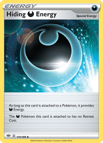 Hiding Darkness Energy Darkness Ablaze Pokemon Card