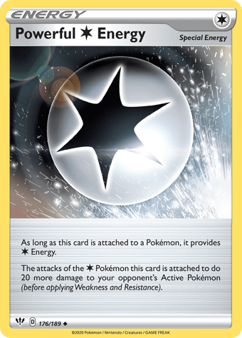Powerful Colorless Energy Darkness Ablaze Pokemon Card
