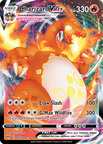 Charizard VMAX Darkness Ablaze Pokemon Card