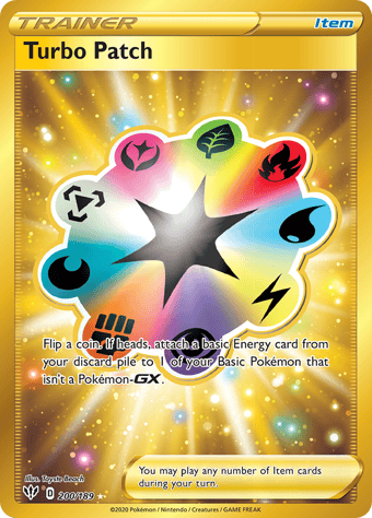 Turbo Patch Darkness Ablaze Pokemon Card