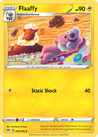Flaaffy Darkness Ablaze Pokemon Card