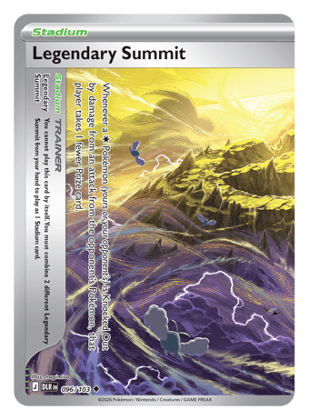 Legendary Summit Delta Reign Pokemon Card