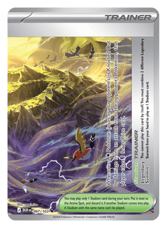 Legendary Summit Delta Reign Pokemon Card
