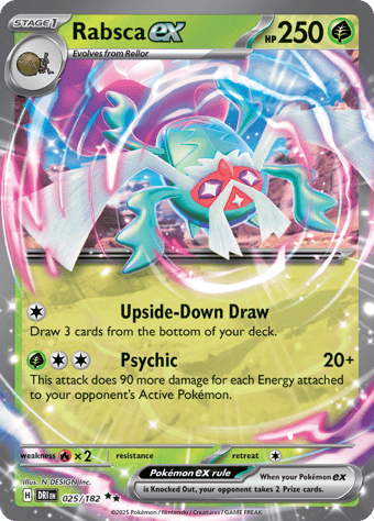 Rabsca EX Destined Rivals Pokemon Card