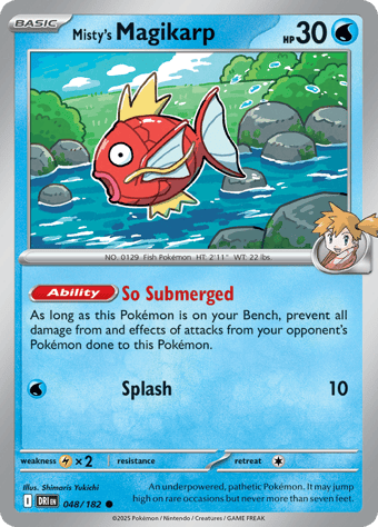 Misty's Magikarp Destined Rivals Pokemon Card