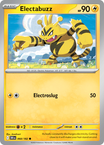 Electabuzz Destined Rivals Pokemon Card