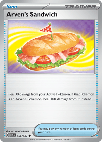 Arven's Sandwich Destined Rivals Pokemon Card