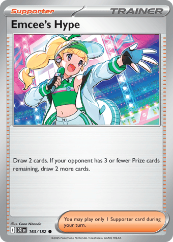 Emcee's Hype Destined Rivals Pokemon Card