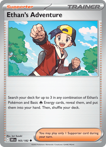 Ethan's Adventure Destined Rivals Pokemon Card