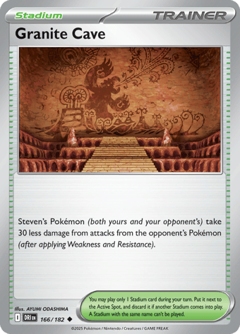Granite Cave Destined Rivals Pokemon Card