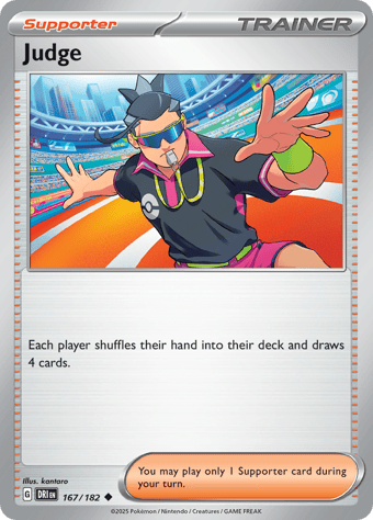 Judge Destined Rivals Pokemon Card