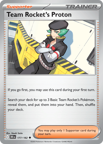 Team Rocket's Proton Destined Rivals Pokemon Card