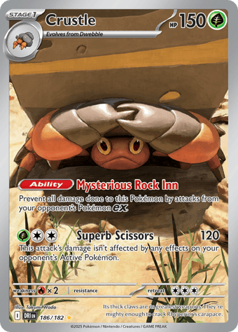 Crustle Destined Rivals Pokemon Card