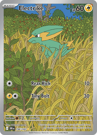 Electrike Destined Rivals Pokemon Card