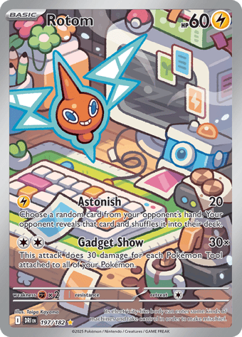 Rotom Destined Rivals Pokemon Card