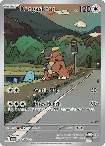 Kangaskhan Destined Rivals Pokemon Card