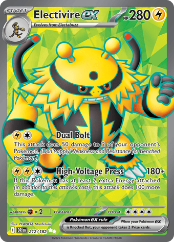 Electivire EX Destined Rivals Pokemon Card