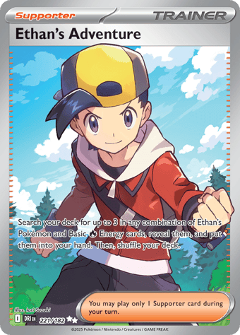 Ethan's Adventure Destined Rivals Pokemon Card