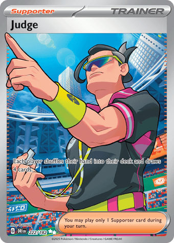 Judge Destined Rivals Pokemon Card