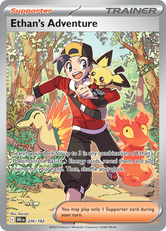 Ethan's Adventure Destined Rivals Pokemon Card