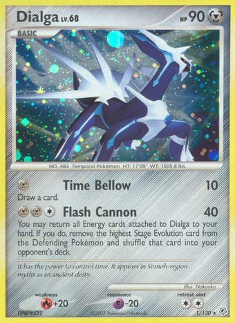 Dialga Diamond & Pearl Pokemon Card