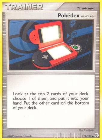 Pokedex HANDY910is Diamond & Pearl Pokemon Card
